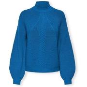 Neulepusero Only  Katia Life High Neck Knit - Directoire Blue  EU S