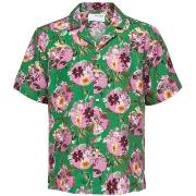 Pitkähihainen paitapusero Selected  Relax Liam Shirt - Jolly Green  EU...