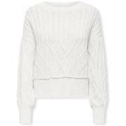 Neulepusero Only  Katia Life Loose Cable Knit - Cloud Dancer  EU S