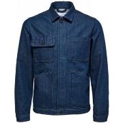 Paksu takki Selected  Will Jacket - Dark Blue Denim  EU L