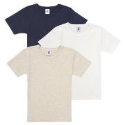 Lyhythihainen t-paita Petit Bateau  3 TEE SHIRTS MC  6 vuotta