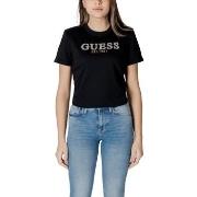 Lyhythihainen t-paita Guess  CN SS CROPPED WASHED W5GI15 K8FQ4  EU S