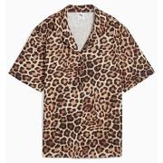 Paitapusero / Kauluspaita Puma  LEO LUXE RELAXED AOP SHIRT  EU S