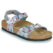 Tyttöjen sandaalit BIRKENSTOCK  Rio AS Kids BF Elec. Metallic SilverDo...