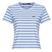 Lyhythihainen t-paita Karl Lagerfeld  IKON STRIPE BOXY T-SHIRT  EU XL