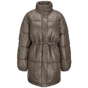 Paksu takki JJXX  Puffer Jacket Heather Shine - Morel  EU XS