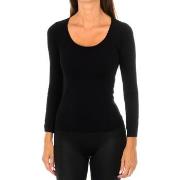 T-paidat pitkillä hihoilla Intimidea  210397-NERO  EU S / M