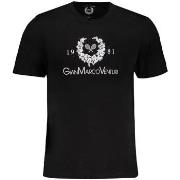 Lyhythihainen t-paita Gianmarco Venturi  AU01419LINO_NEBLACK  EU XL