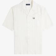 Pitkähihainen paitapusero Fred Perry  LINEN BLEND REVERE COLLAR S  EU ...
