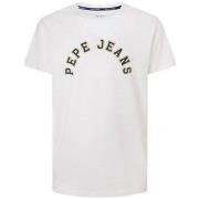 Lyhythihainen t-paita Pepe jeans  WESTEND TEE FUTURE ECRU  EU M