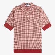 Lyhythihainen poolopaita Fred Perry  GINGHAM KNITTED SHIRT  EU S