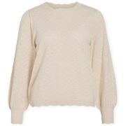 Neulepusero Vila  Emi Knit - Super Light Natural Melan  EU M