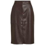 Lyhyt hame Vila  Noos Dagmar Midi Skirt - Coffee Bean  FR 36