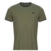 Lyhythihainen t-paita Fred Perry  TWIN TIPPED T-SHIRT  EU XL