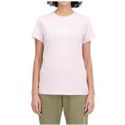 Lyhythihainen t-paita New Balance  WT33515 DMY  EU S
