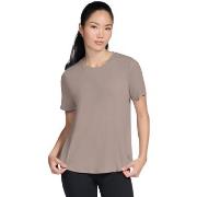 Lyhythihainen t-paita Skechers  Luxe Rib Tee  EU M