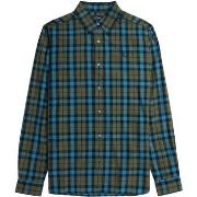 Pitkähihainen paitapusero Fred Perry  Fp Tartan Twill Shirt  EU XXL