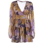 Mekot Kontatto  Abito Rouches Manica Baloon  EU S