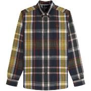 Pitkähihainen paitapusero Fred Perry  Fp Madras Check Shirt  EU XXL