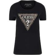 Lyhythihainen t-paita Guess  Ss Cn Triangle Python Tee  EU M