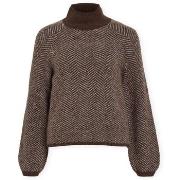 Neulepusero Vila  Noos Lory High Knit - Coffee Bean  EU S