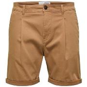 Shortsit & Bermuda-shortsit Selected  Noos Comfort-Gabriel - Toasted C...
