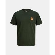 Lyhythihainen t-paita Jack & Jones  12279100 BRANDY  EU L