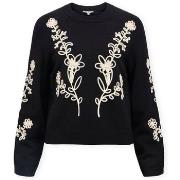 Neulepusero Object  Noos Laney Rubin Knit - Black/Sandshell  EU M