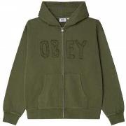 Ulkoilutakki Obey  Hybrid faded zip hood  EU M