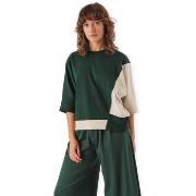 Svetari Skfk  T-Shirt Aloria-Gots - Dark-Green  EU M