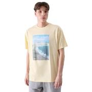 Lyhythihainen t-paita 4F  KOSZULKA4FM2132JASNYTY  EU XXL