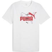 Lyhythihainen t-paita Puma  Ess Logo Lab Summer  EU L
