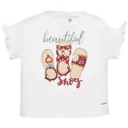 Lyhythihainen t-paita Mayoral  1064 camiseta Blanco  6 kuukautta