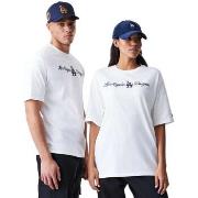 Lyhythihainen t-paita New-Era  Mlb Script Os Tee Losdod Whi  EU S
