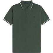 Lyhythihainen poolopaita Fred Perry  Fp Twin Tipped T-Shirt  EU XXL