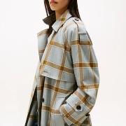 Paksu takki Tommy Hilfiger  LIGHT WOOL CHECK RLX TRE  FR 34