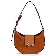 Olkalaukut Karl Lagerfeld  K/SIGNATURE FL HALFMOON SB SUE  Yksi Koko