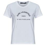 Lyhythihainen t-paita Karl Lagerfeld  RSG GLITTER PETITE T-SHIRT  EU S
