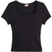 Lyhythihainen t-paita Levis  Essential Sqrd Neck Tee  EU S