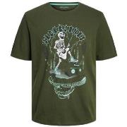 Lyhythihainen t-paita Jack & Jones  12256782 green  EU S
