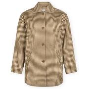 Paksu takki Vila  Peary Check Jacket - Snow White/Tapenade  FR 34