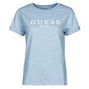 Lyhythihainen t-paita Guess  ES SS GUESS 1981 ROLL CUFF TEE  EU XS