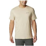 Lyhythihainen t-paita Columbia  T-shirt  Barton Springs Beige  EU S