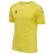 Lyhythihainen t-paita hummel  T-shirt  HML Lead Jaune  EU S