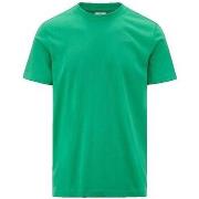 T-paidat & Poolot Kappa  T-shirt  CAFERS SLIM TEE vert  EU S