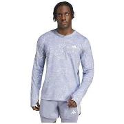 T-paidat pitkillä hihoilla adidas  T-shirt  Own The Run manches longue...