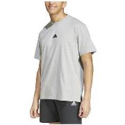 Lyhythihainen t-paita adidas  T-shirt  ample gris  EU S