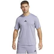 Lyhythihainen t-paita adidas  T-shirt  Power 3-Stripes slim fit  EU S