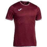 Lyhythihainen t-paita Joma  T-shirt  Toletum V rouge  EU S