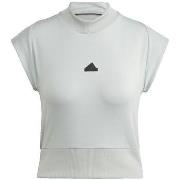 Lyhythihainen t-paita adidas  T-shirt  Z.N.E. ajusté argenté  EU M